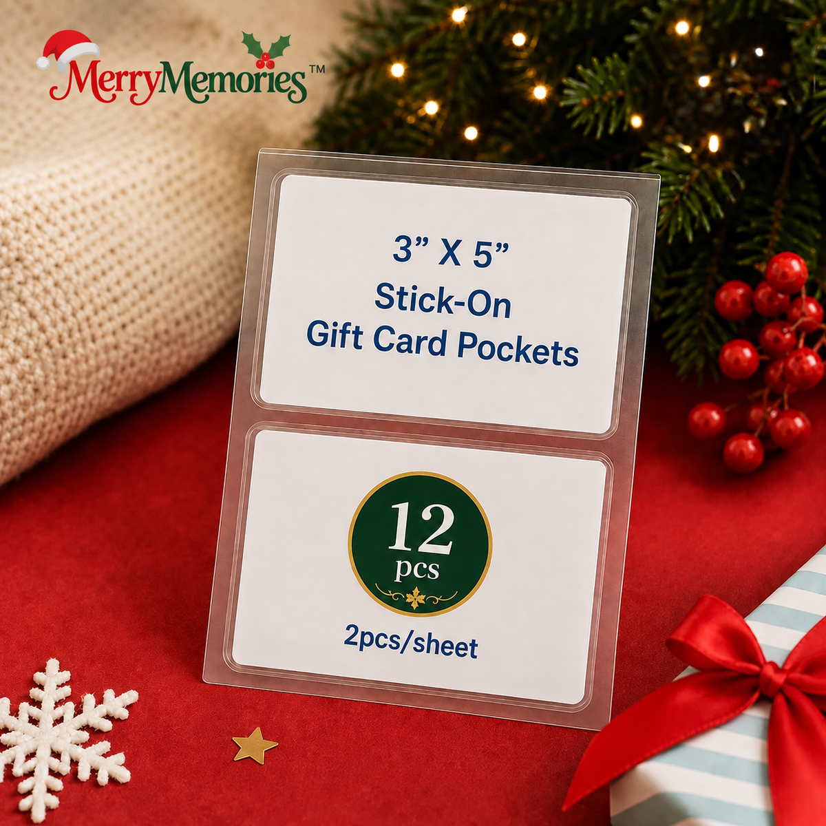 Stick-On Gift Card Pockets
