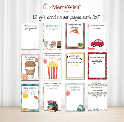 MerryMemories DIY Christmas Gift Card Album