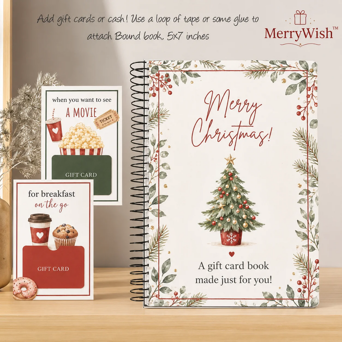 MerryMemories DIY Christmas Gift Card Album