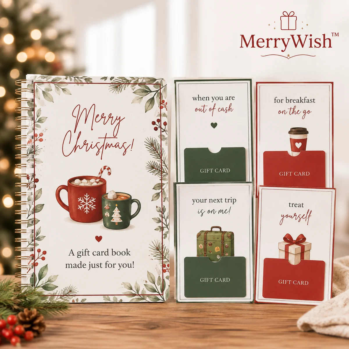 MerryMemories DIY Christmas Gift Card Album