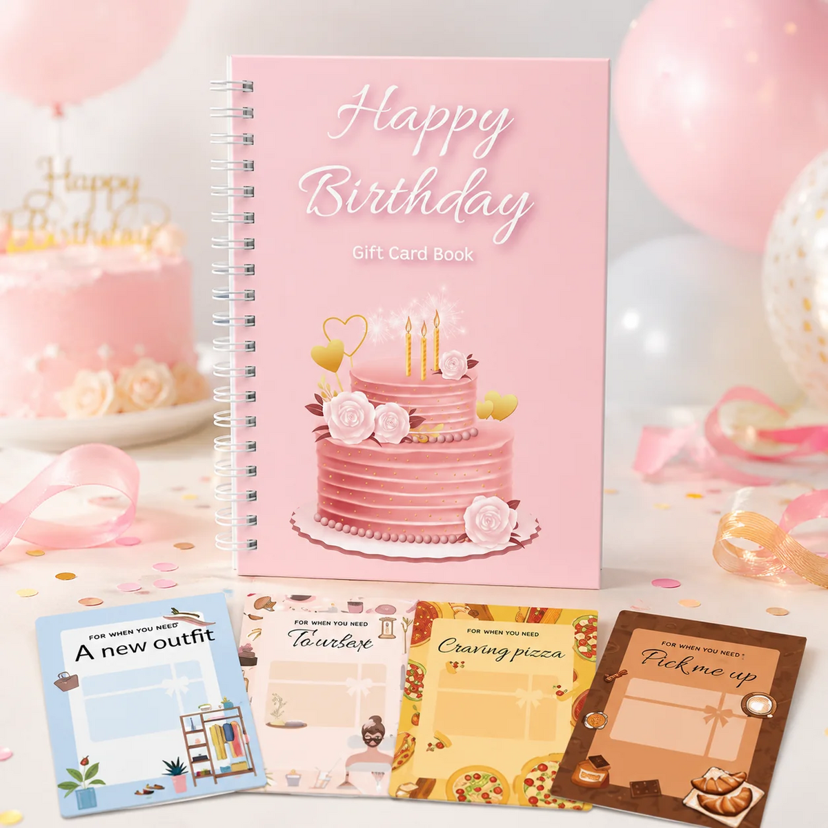 MerryMemories Birthday Gift Card Book